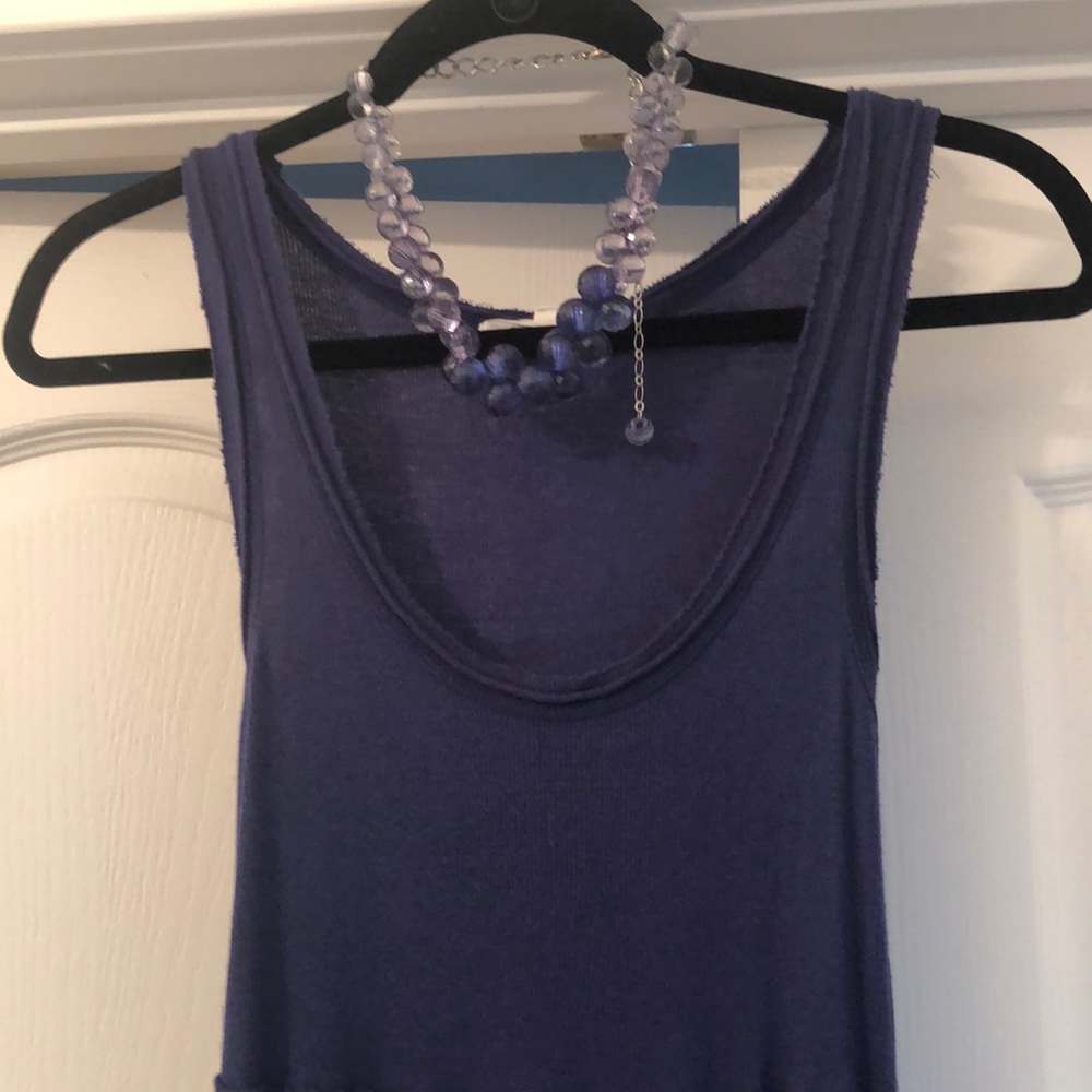 Anthropologie Pure and Good Ribbed Maxi Dress